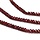Natural Faceted Gemstone Beads Rondelle Garnet 3x2mm, strand 169 pieces