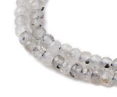 Natural Facet Edelsteen Kralen Rondelle Labradoriet 3x2mm, streng 169 stuks