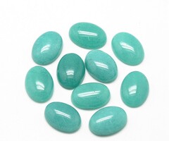 Gekleurde witte Jade turkoois Cabochon 18x13x5mm