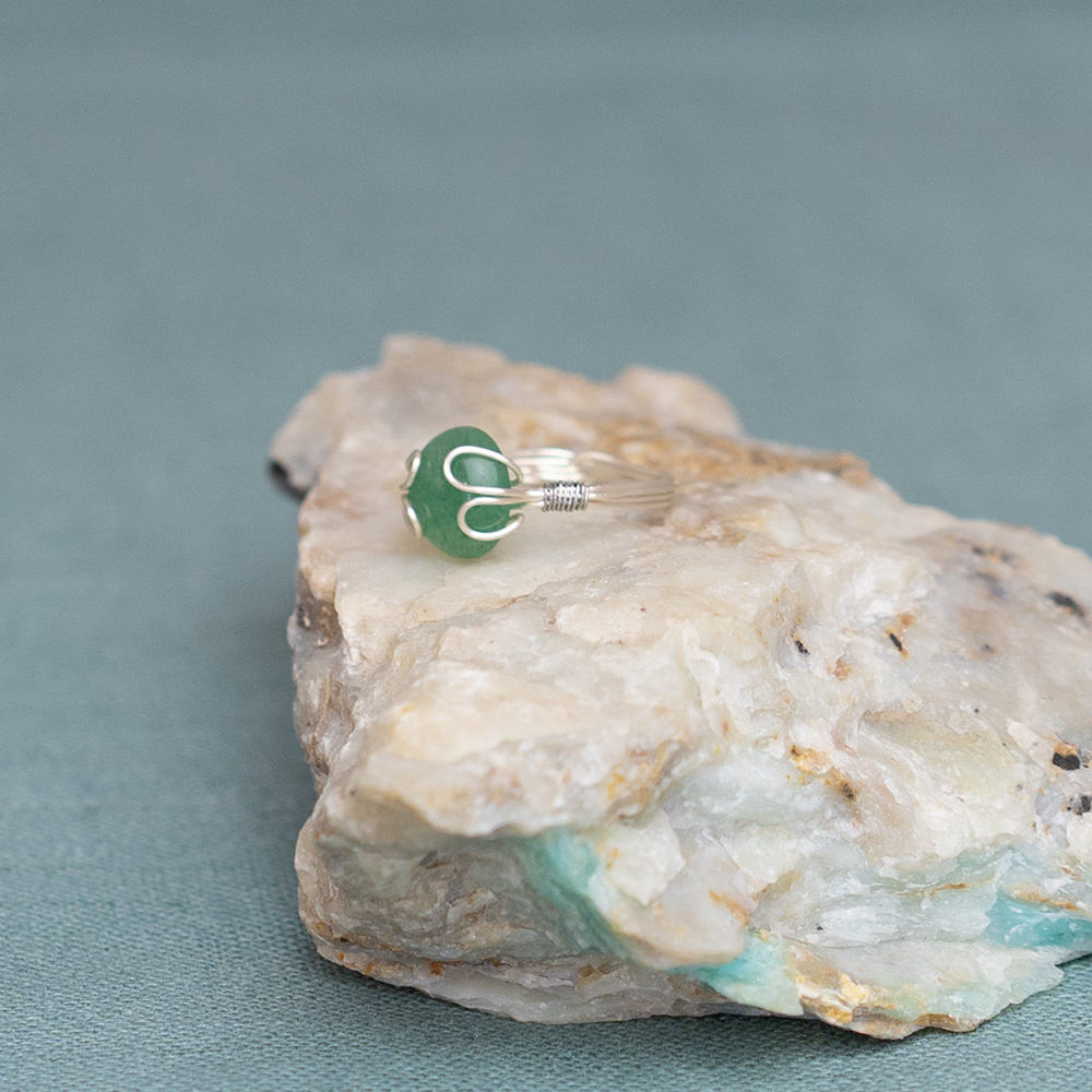 Wire wrap ring maken met Amethist cabochon