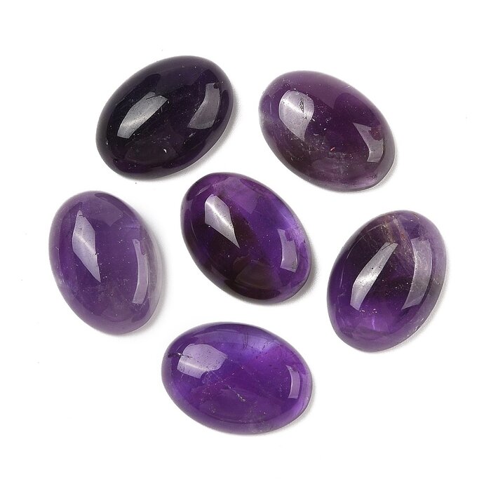 Natural Amethyst Gemstone Cabochon 18x13x5mm