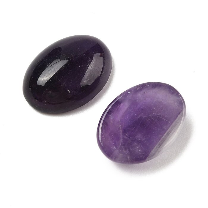 Natural Amethist Edelsteen Cabochon 18x13x5mm