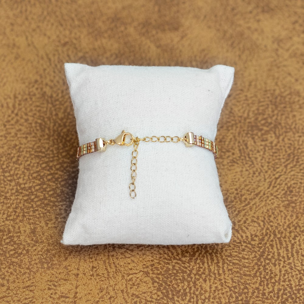 Simpel Weefarmbandje Patroon 3 rijen Inspi689