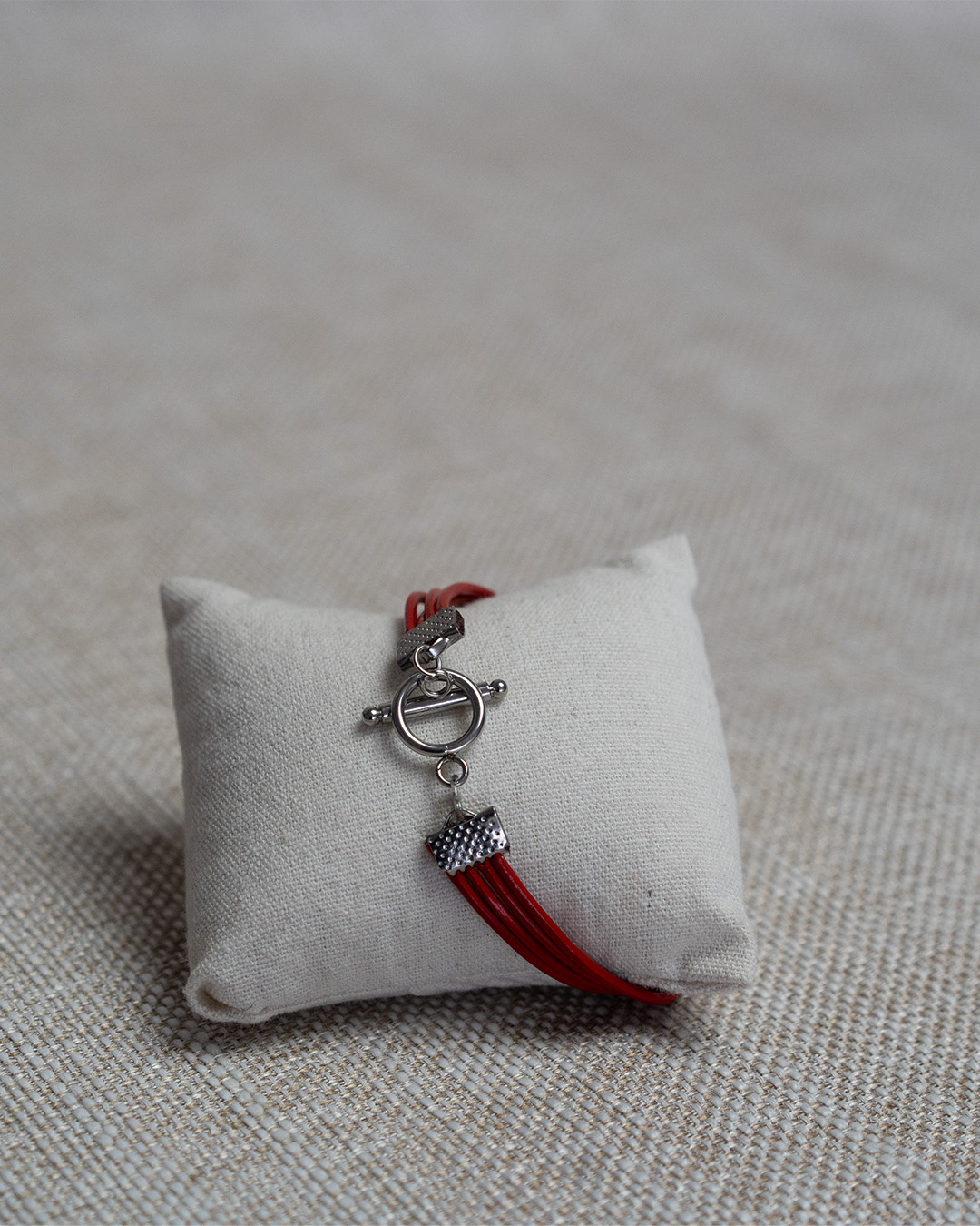 BoxKnot Armband Leer in Blauw en Zwart Maken Inspi349