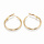 Earring Hoops Stainless steel 40mm, 2 pieces