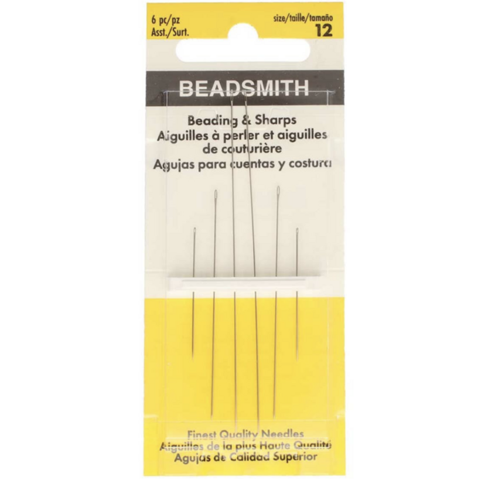 Beadsmith beading needles, 6 pieces