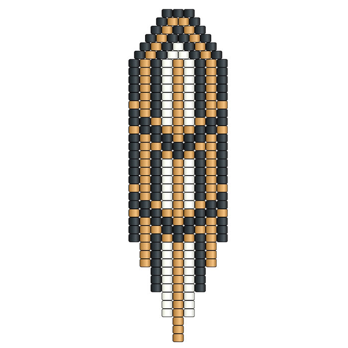 Making Fringe Earrings with Miyuki Seed Beads + pattern