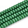 Glaskralen Rondelle Zee Groen 4x2.5mm, 120 stuks