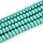 Glaskralen Rondelle Turkoois 4x2.5mm, 120 stuks