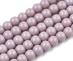 Glaskralen Rond Oud Roze 4~4.5mm, 90 stuks