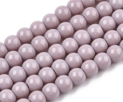 Glass beads Round Vintage Pink 4~4.5mm, 90 pieces