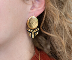 How to Make statement earrings with Miyuki Seed beads