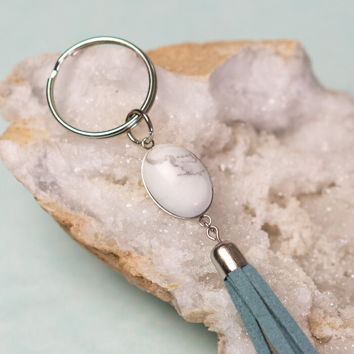Natural Howlite Gemstone Cabochon 18x14x5mm