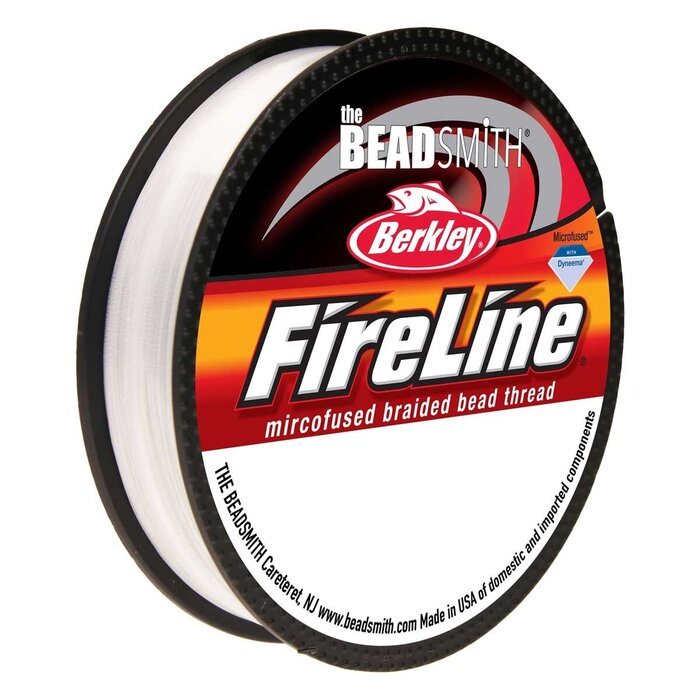 Fireline Beading Wire Crystal White 0.15mm, 45 meter