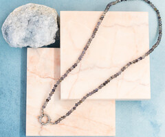 Making a Gemstone Necklace with Bolt Ring Clasp
