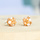 Stud earrings with faceted beads Inspi525