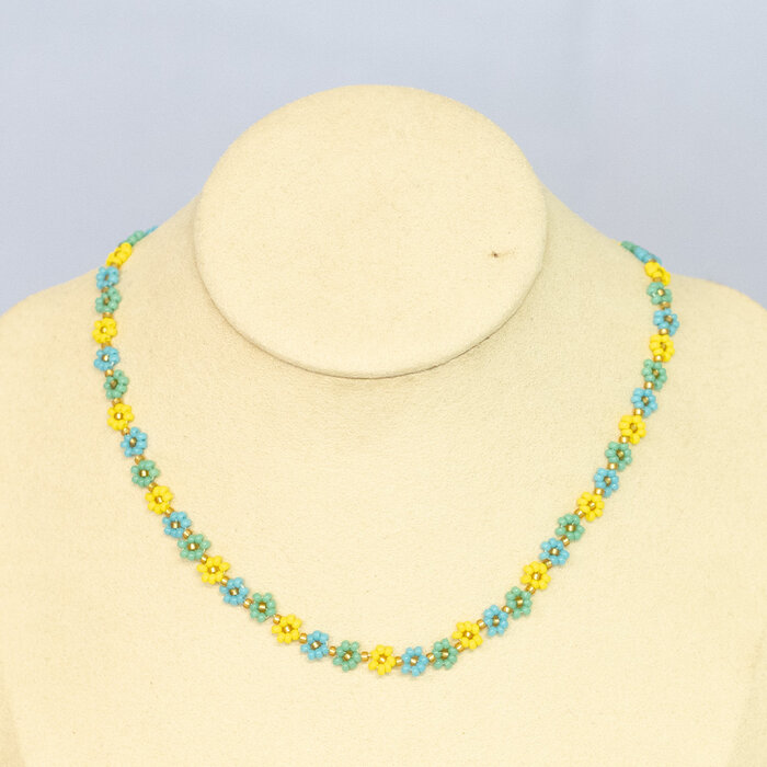 How to Make a Flower Bracelet and Necklace Set Inspi441