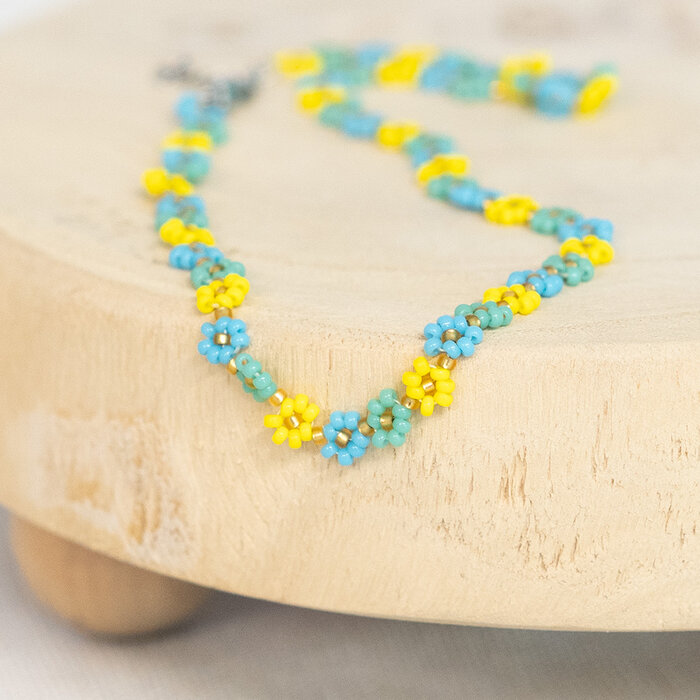 How to Make a Flower Bracelet and Necklace Set Inspi441