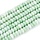 Glaskralen Rondelle Ombre Groen 4~4.5x2.5mm, streng 130 stuks