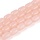 Glass Beads Cilinder Salmon 9x6mm, strand 38 pieces
