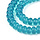 Glaskralen Rondelle Blauw 8~8.5x4.5~5mm, streng 70 stuks