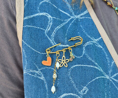 Broche/Sierspeld met Bedels maken