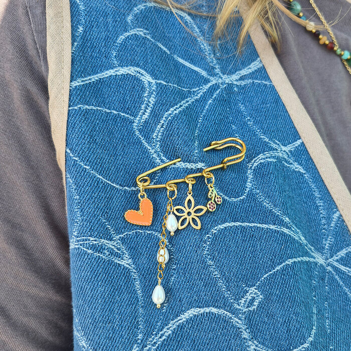 Broche/Sierspeld met Bedels maken Inspi698