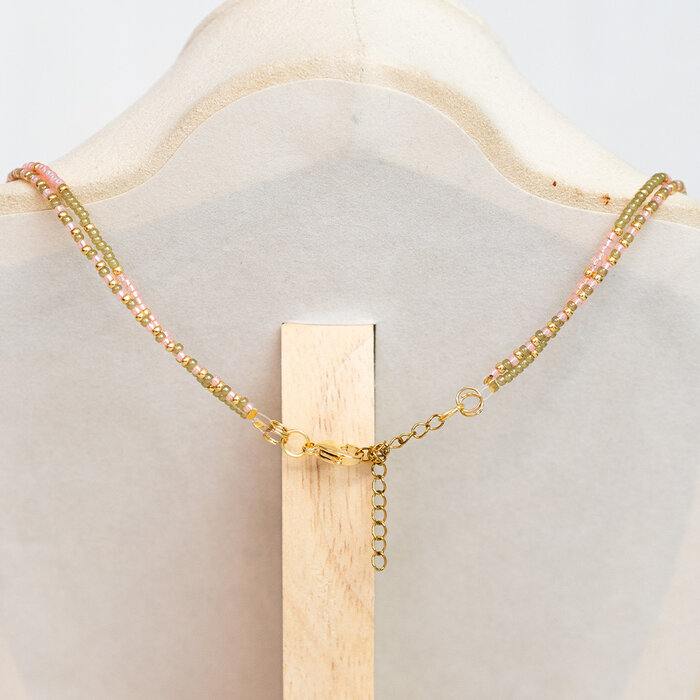 Double Chain with Miyuki Beads