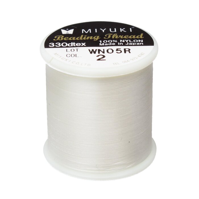 Miyuki beading draad Off white, 50 meter