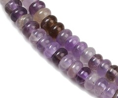 Natural Amethist Rondelle Kralen 4.2x2.5mm, streng 150 stuks