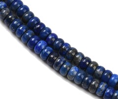 Natural Lapis Lazuli Rondelle Beads 4.5x2.5mm, strand 150 pieces