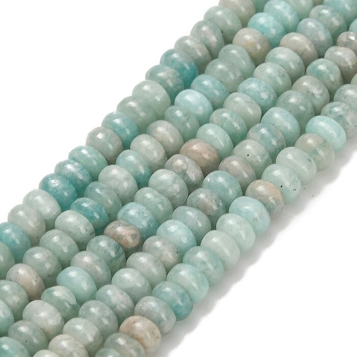 Natural Amazoniet Rondelle Kralen 4x1.5mm, streng 150 stuks