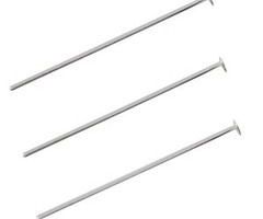 30 stuks Nietstiften Zilver 5cm