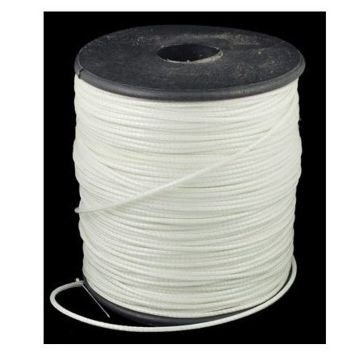 Waxed Cord White 1mm, 3 meter