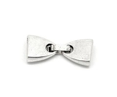 3 pieces Silver Clasp for 10mm Leather Band