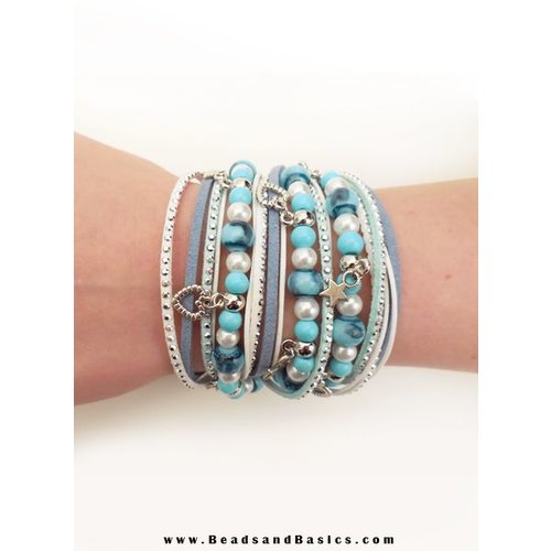 Wrap Bracelet Blue Wrap Bracelet Blue