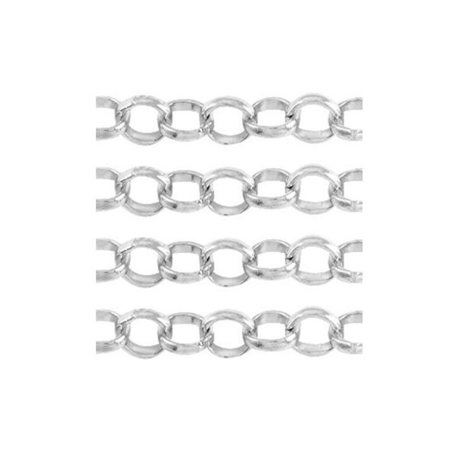 bestuurder plak Dictatuur Jasseron Ketting Zilver 6mm voor (bedel) armbanden en sieraden maken -  Beads & Basics