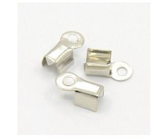 20 stuks Veterklem Zilver 6x3mm