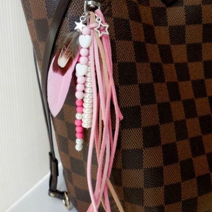 Keychain Silver 37x16mm, 5 pieces