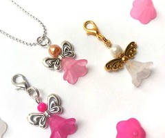 Geluksengeltjes met Bloemkralen