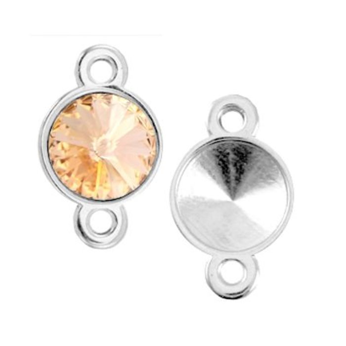 DQ Connector Silver for Rivoli Pointstone 12mm