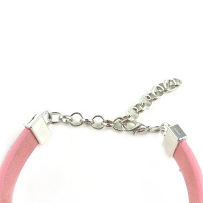 Eindkap Zilver Voor Plat Leer 10mm, 4 stuks