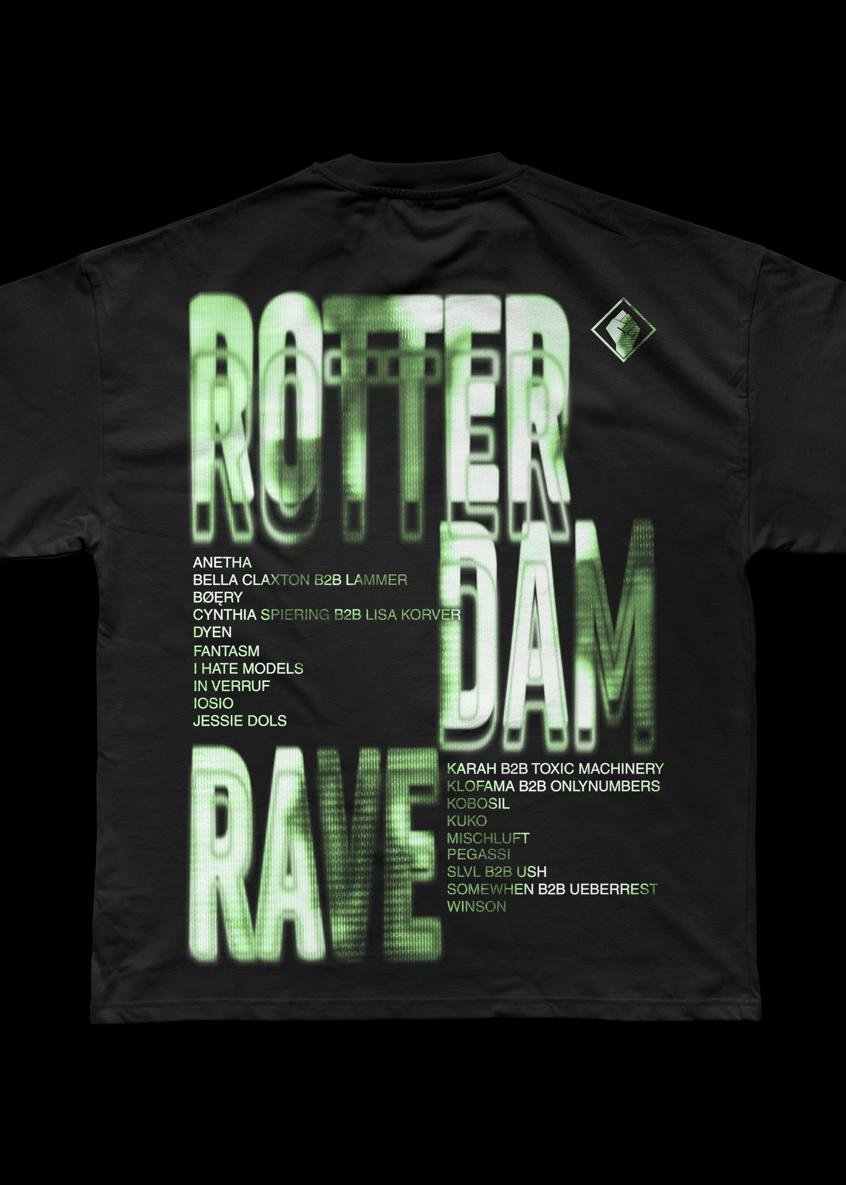 Rotterdam Rave Rotterdam Rave 'Festival' 2026 T-shirt (Unisex)