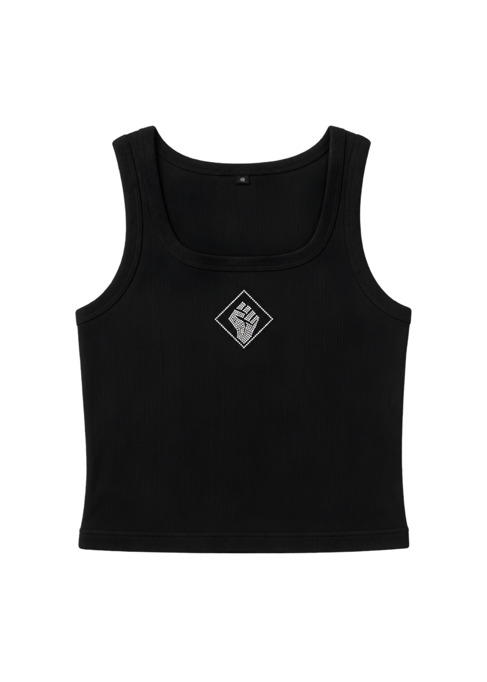Rotterdam Rave Rotterdam Rave Rhinestone Tanktop