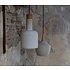 Hanging lamp Cradle bottle concrete