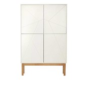 06 Design Cabinet blanc / bois