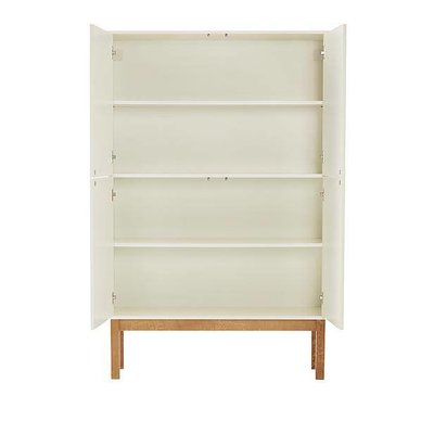 06 Design Cabinet blanc / bois