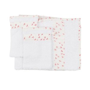 Les Reves Anais handdoek met twee washandjes Rabbits