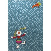 Sigikid vloerkleed Rainbow Rabbit blauw