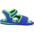 Playshoes watersandaaltjes blauw met groene strepen